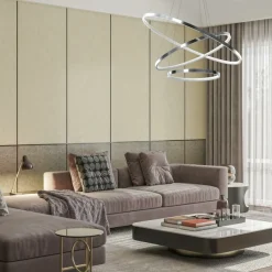 Sklep Kaja Lampa wisząca z trzema okręgami, do salonu ML7946 z serii ROTONDA | Kaja Oświetl Hot