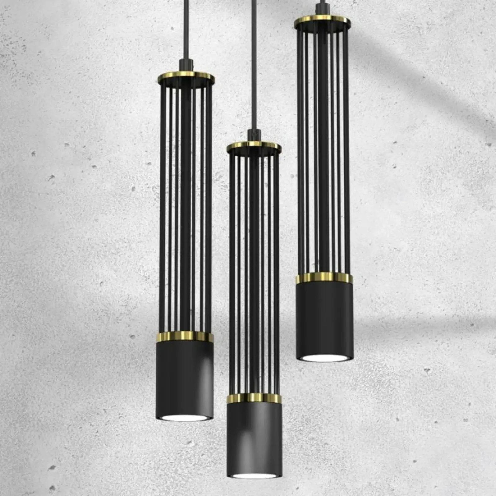Sklep Kaja Lampa wisząca z trzema punktami światła MLP8411 z serii ESTILO | Kaja Oświetleni Discount