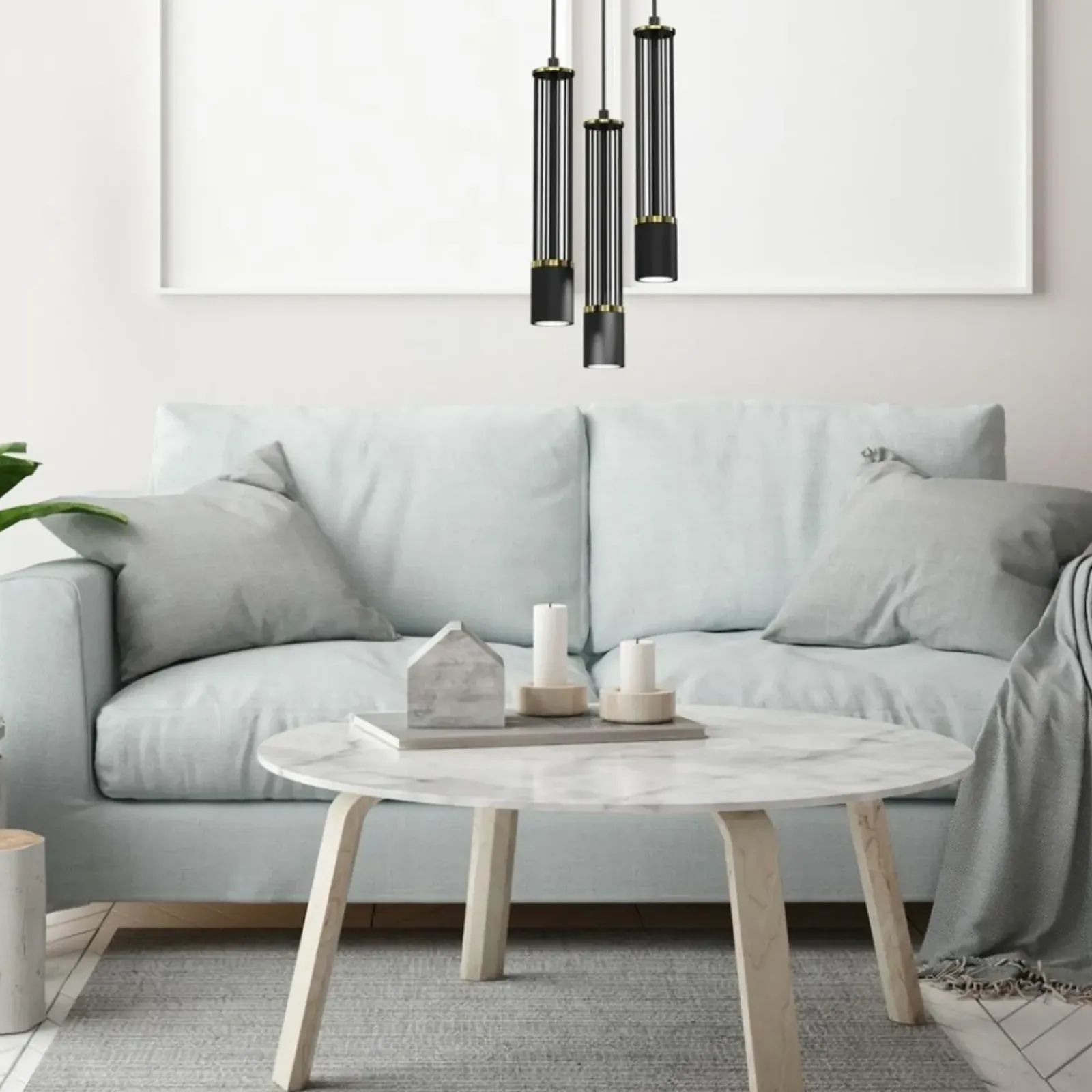 Sklep Kaja Lampa wisząca z trzema punktami światła MLP8411 z serii ESTILO | Kaja Oświetleni Discount