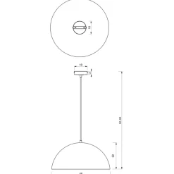Sklep Kaja Lampa wisząca z zielonym kloszem o średnicy 45cm MLP8287 z serii BETA | Kaja Ośw Cheap