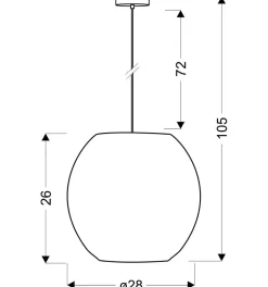 Sklep Kaja Lampa wisząca z mi kryształkami 31-02556 RICA | Kaja zielony Shop