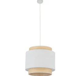 Sklep Kaja Lampa wisząca ze słomkowym abażurem boho TK 5653 serii BOHO NEW WHITE Store