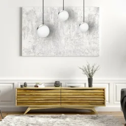 Sklep Kaja Lampa wisząca ze mi elementami MLP7238 z serii SFERA | Kaja Oświetlenie srebrny Shop