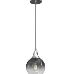 Sklep Kaja Lampa wisząca ze szklanym, szarym kloszem MLP8321 z serii MONTE | Kaja Oświetlen Flash Sale