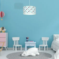 Sklep Kaja Lampa wisząca ze wzorem do pokoju dziecięcego MLP4951 z serii DINO | Kaja Oświet Store