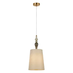 Sklep Kaja Lampa wisząca ze zdobieniem w stylu retro PND-84678D-AB MOREN | Kaja* Żyrandole Z Abażurem