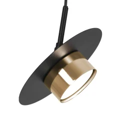 Sklep Kaja Lampa wisząca ze złotą oprawką na żarówkę GX53 K-5455 z serii BURGAS Cheap