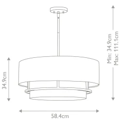 Sklep Kaja Lampa wisząca ze złotym mocowaniem HK-GRAHAM-L-LCB z serii GRAHAM lakierowanymosiądz Hot