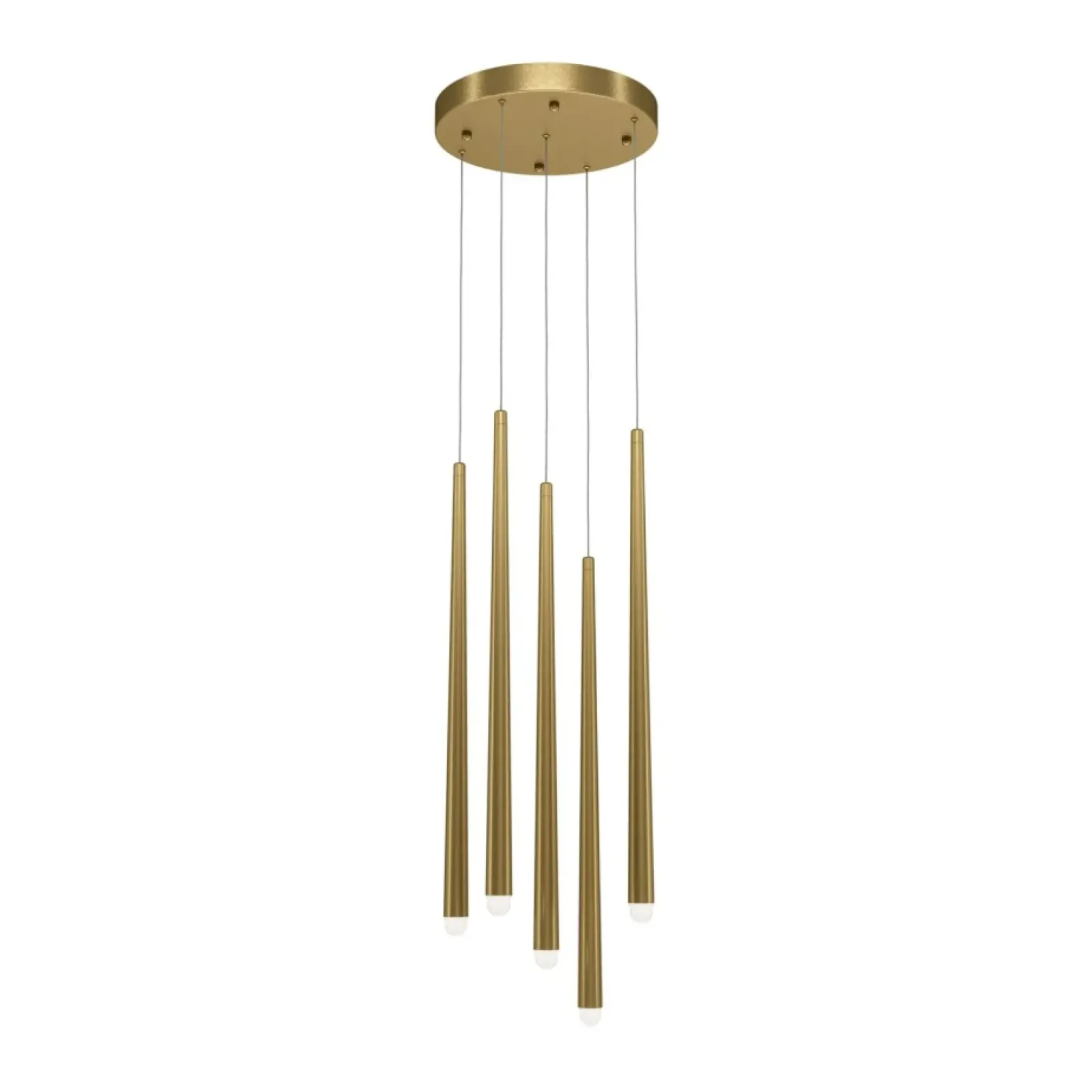 Sklep Kaja Lampa wisząca, złote słupki, LED MOD132PL-L30BSK z serii CASCADE Best Sale