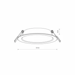 Sklep Kaja Lampa wpustowa neutralne światło ⌀14cm 4000K 10538 MYKONOS LED | Kaja* Lampy Led|Oprawy Podtynkowe