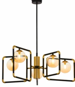 Sklep Kaja Lampa z bursztynowymi kloszami JUP 1984 IR5 CZ/MS BU IBRA | Kaja Best Sale