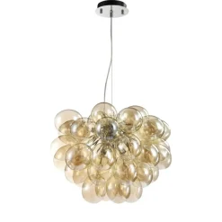 Sklep Kaja Lampa z mi kloszami MOD112-08-G BALBO | Kaja Oświetlenie bursztynowy Clearance
