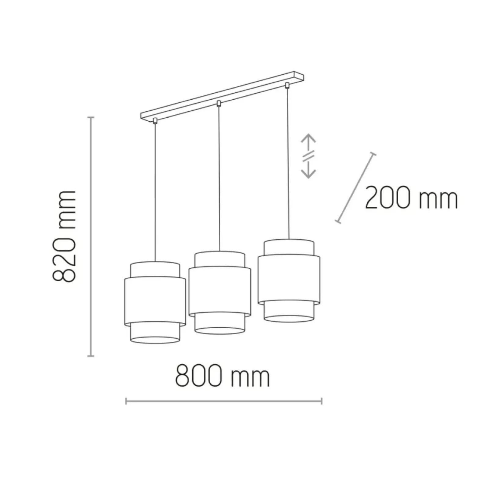 Sklep Kaja Lampa z czarno-słomkowymi abażurami TK 6541 BOHO | Kaja Oświetlenie Cheap