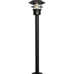 Sklep Kaja Lampa z czujnikiem ruchu HELSINGOR-PIR-BOL-BK z serii HELSINGOR* Lampy Ogrodowe Stojące