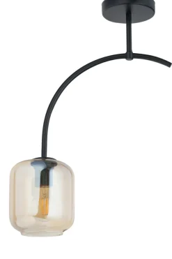 Sklep Kaja Lampa z dekoracyjnym, bursztynowym kloszem SIG 32240 z serii SHINE Hot