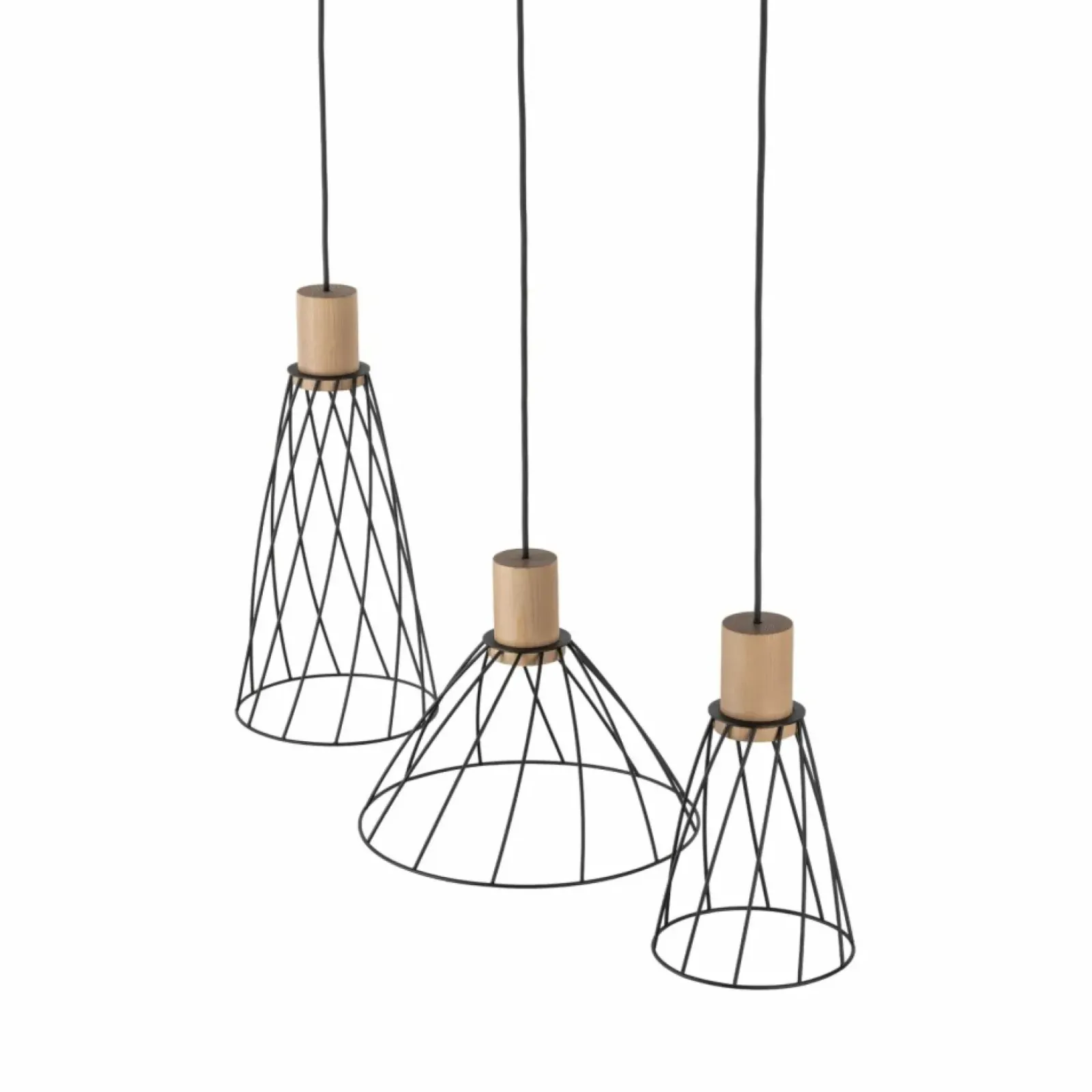 Sklep Kaja Lampa z drewnianymi oprawkami TK 10158 MODESTO WOOD SOSNA | Kaja Discount
