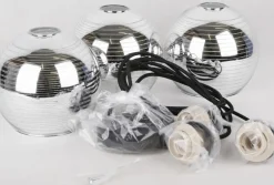 Sklep Kaja Lampa z kloszami na czarnych zwisach 33-62840 TRIO | Kaja Oświetlenie* Randole Tradycyjne