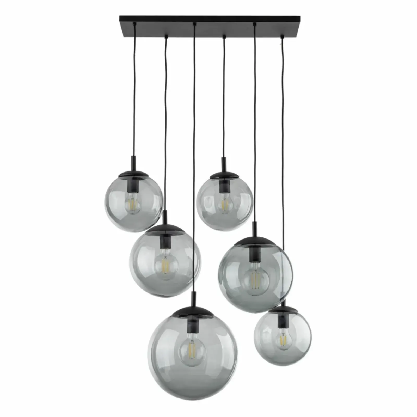 Sklep Kaja Lampa z kloszami o różnych rozmiarach TK 5384 ESME GRAPHITE | Kaja Outlet