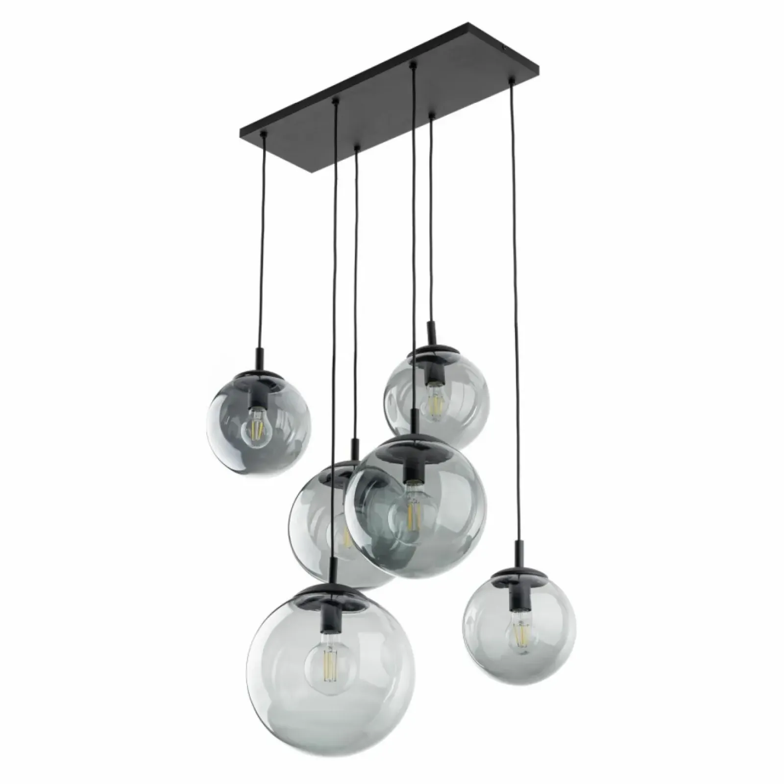 Sklep Kaja Lampa z kloszami o różnych rozmiarach TK 5384 ESME GRAPHITE | Kaja Outlet