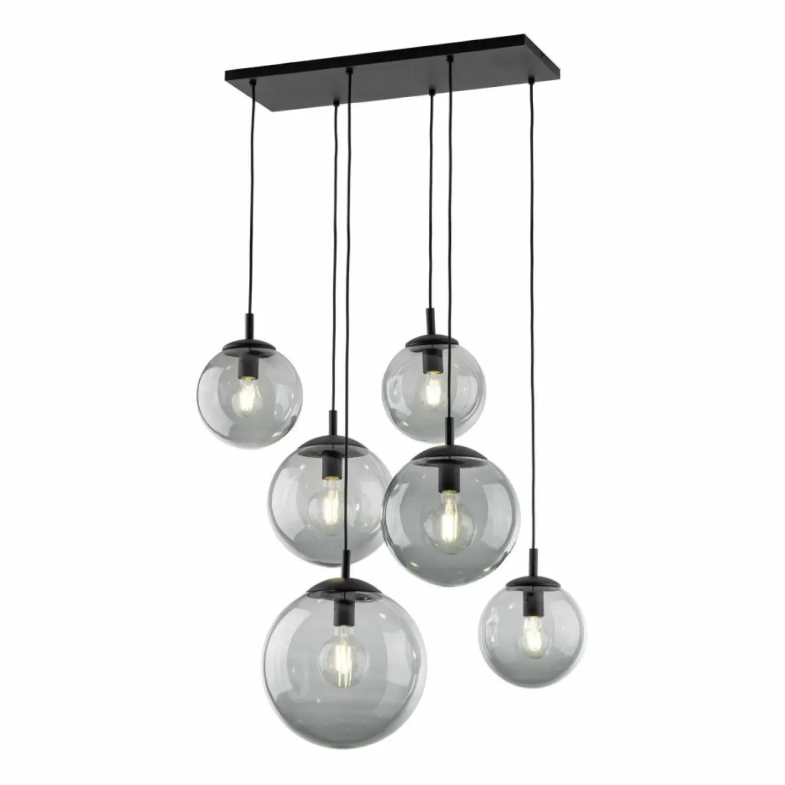 Sklep Kaja Lampa z kloszami o różnych rozmiarach TK 5384 ESME GRAPHITE | Kaja Outlet