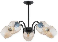 Sklep Kaja Lampa z miodowymi kloszami O3065 W5 CZA ZL KATLA | Kaja Oświetlenie* Randole Tradycyjne
