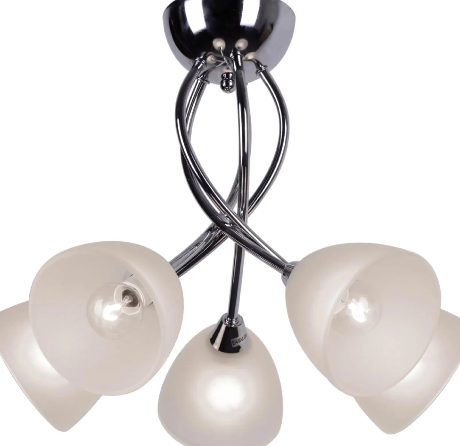 Sklep Kaja Lampa z mlecznymi kloszami K-JSL-6236/5 CHR FAMA | Kaja Oświetlenie* Randole Tradycyjne