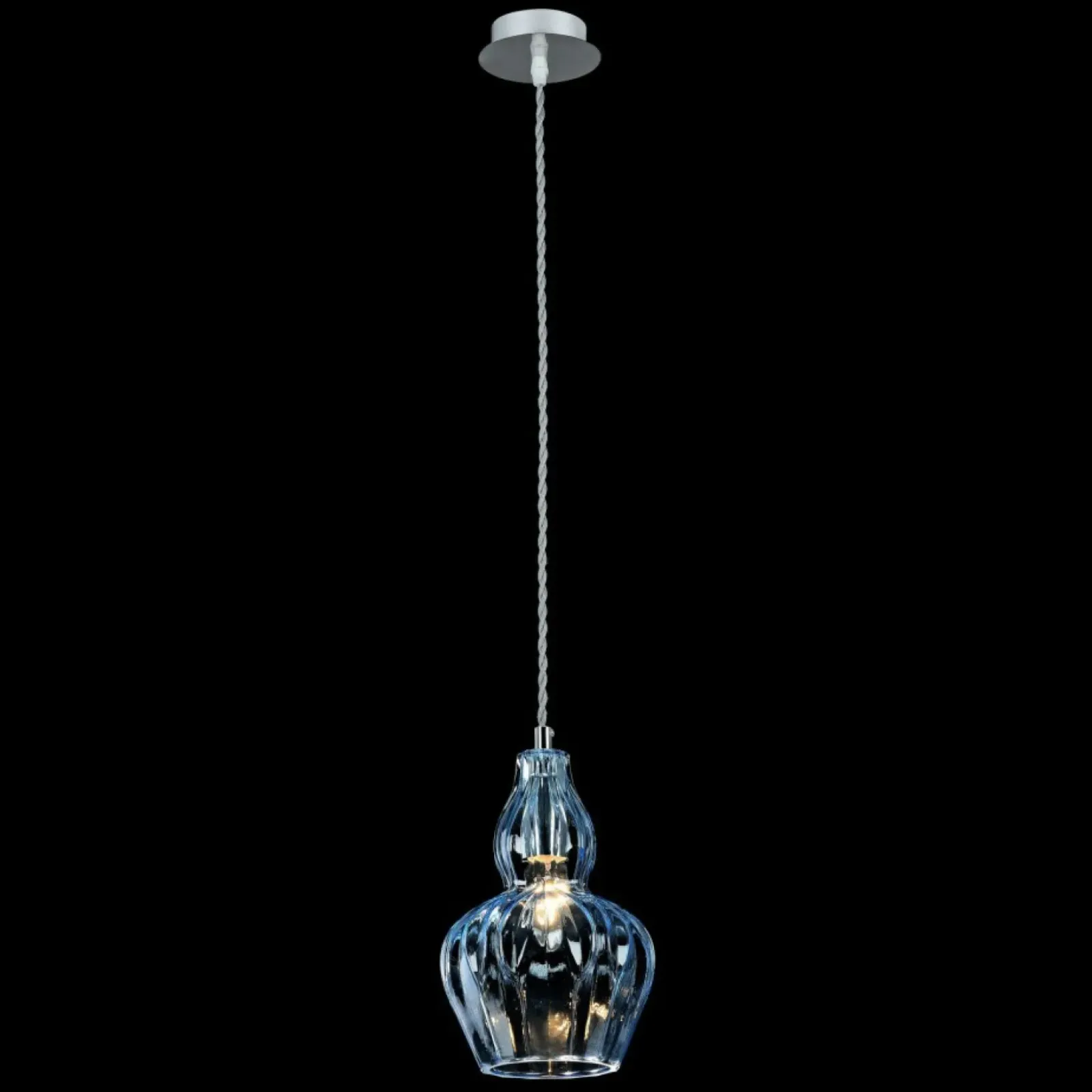 Sklep Kaja Lampa z niebieskim kloszem MOD238-PL-01-BL EUSTOMA | Kaja Oświetlenie Clearance