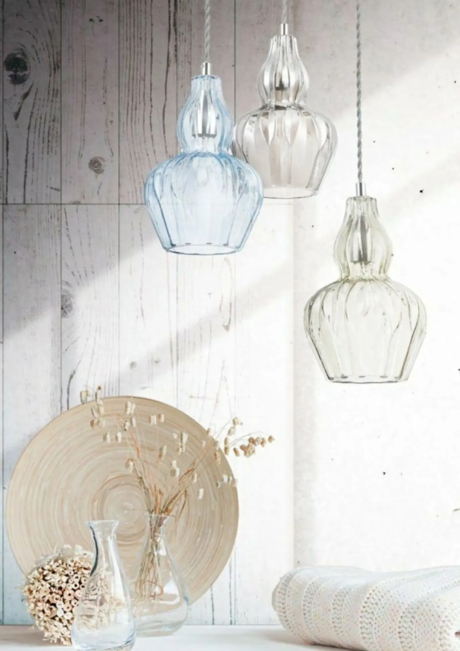 Sklep Kaja Lampa z niebieskim kloszem MOD238-PL-01-BL EUSTOMA | Kaja Oświetlenie Clearance