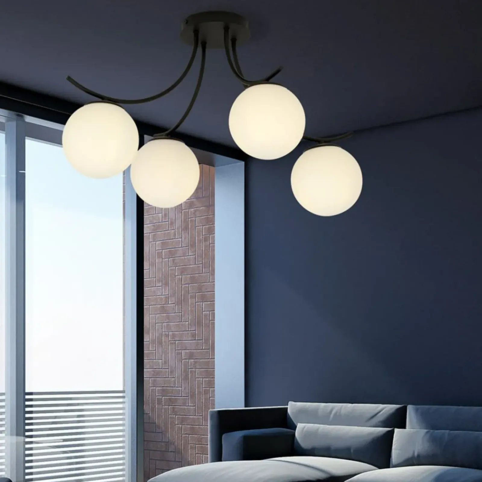 Sklep Kaja Lampa z nieruchomymi ramionami, do sypialni 1109/4 BOSTON | Kaja Cheap