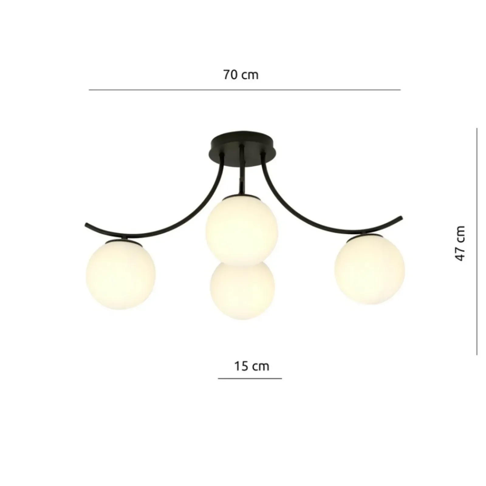 Sklep Kaja Lampa z nieruchomymi ramionami, do sypialni 1109/4 BOSTON | Kaja Cheap
