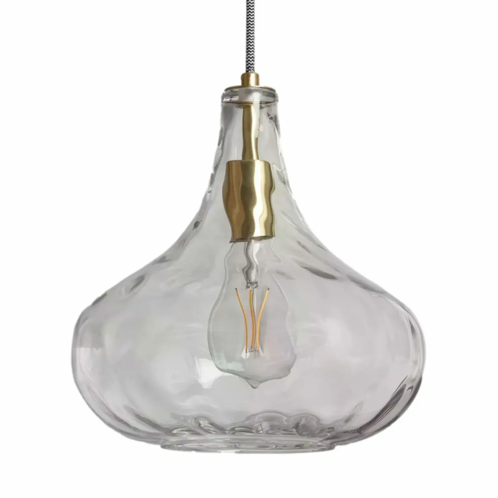 Sklep Kaja Lampa z ozdobnym, nieregularnym kloszem ABR-LWS PICO | Kaja złoty Flash Sale
