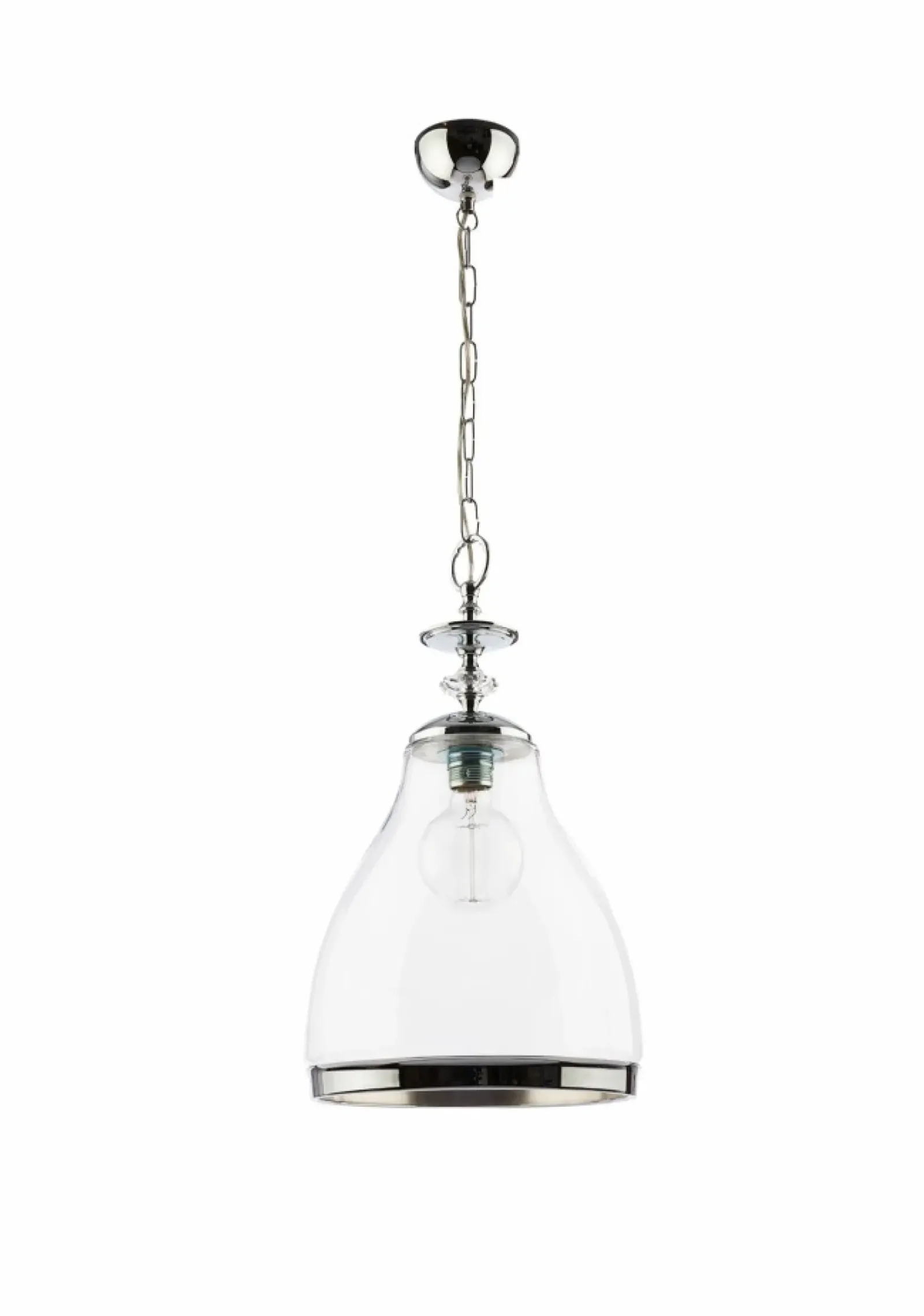 Sklep Kaja Lampa z przezroczysto-srebrnym kloszem JUP 1568 ISLA | Kaja Outlet