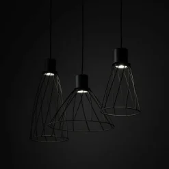 Sklep Kaja Lampa z różnymi, drucianymi kloszami TK 10149 MODESTO | Kaja Discount