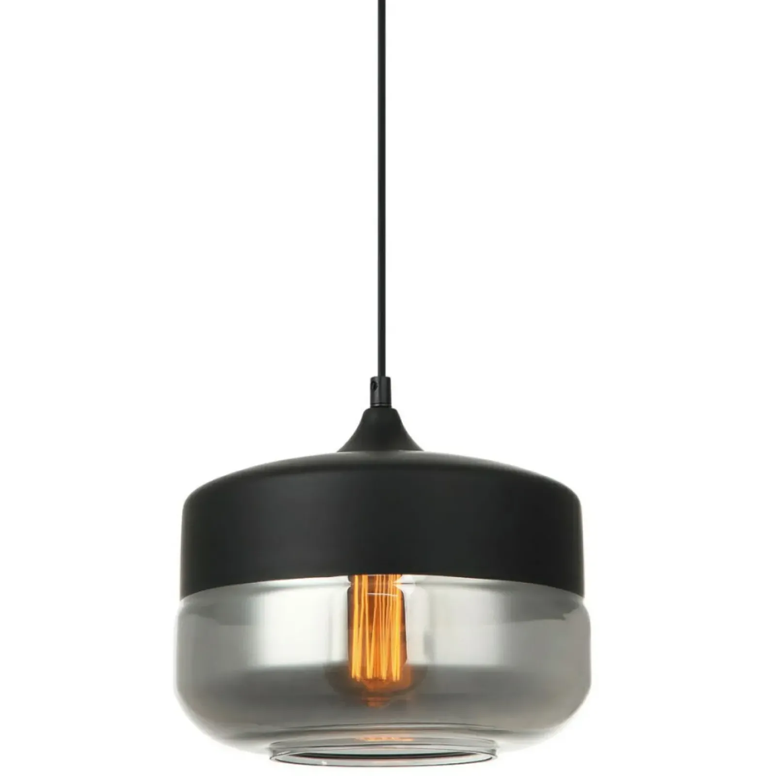 Sklep Kaja Lampa z szerokim kloszem MDM-2380/1 BK+SG MOLINA | Kaja Oświetlenie Shop