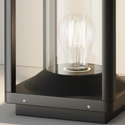 Sklep Kaja Lampa zewnętrzna stojąca, czarny kolor O452FL-01GF z serii CELL* Lampy Ogrodowe Stojące