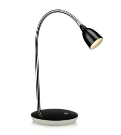 Sklep Kaja Lampka biurkowa czarna z regulowanym ramieniem 105685 | Kaja* Lampy Led|Lampki Biurkowe