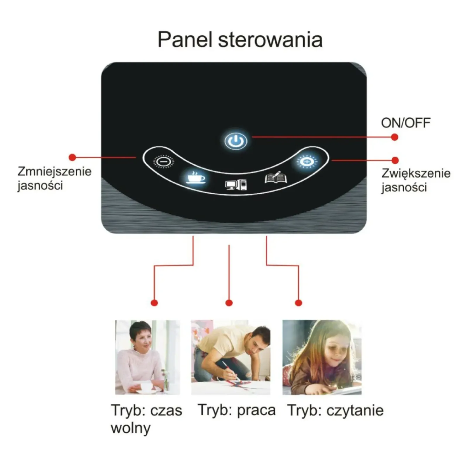 Sklep Kaja Lampka biurkowa K-BL1221 z serii ALETTE | Kaja Oświetlenie* Lampki Biurkowe|Lampy Led