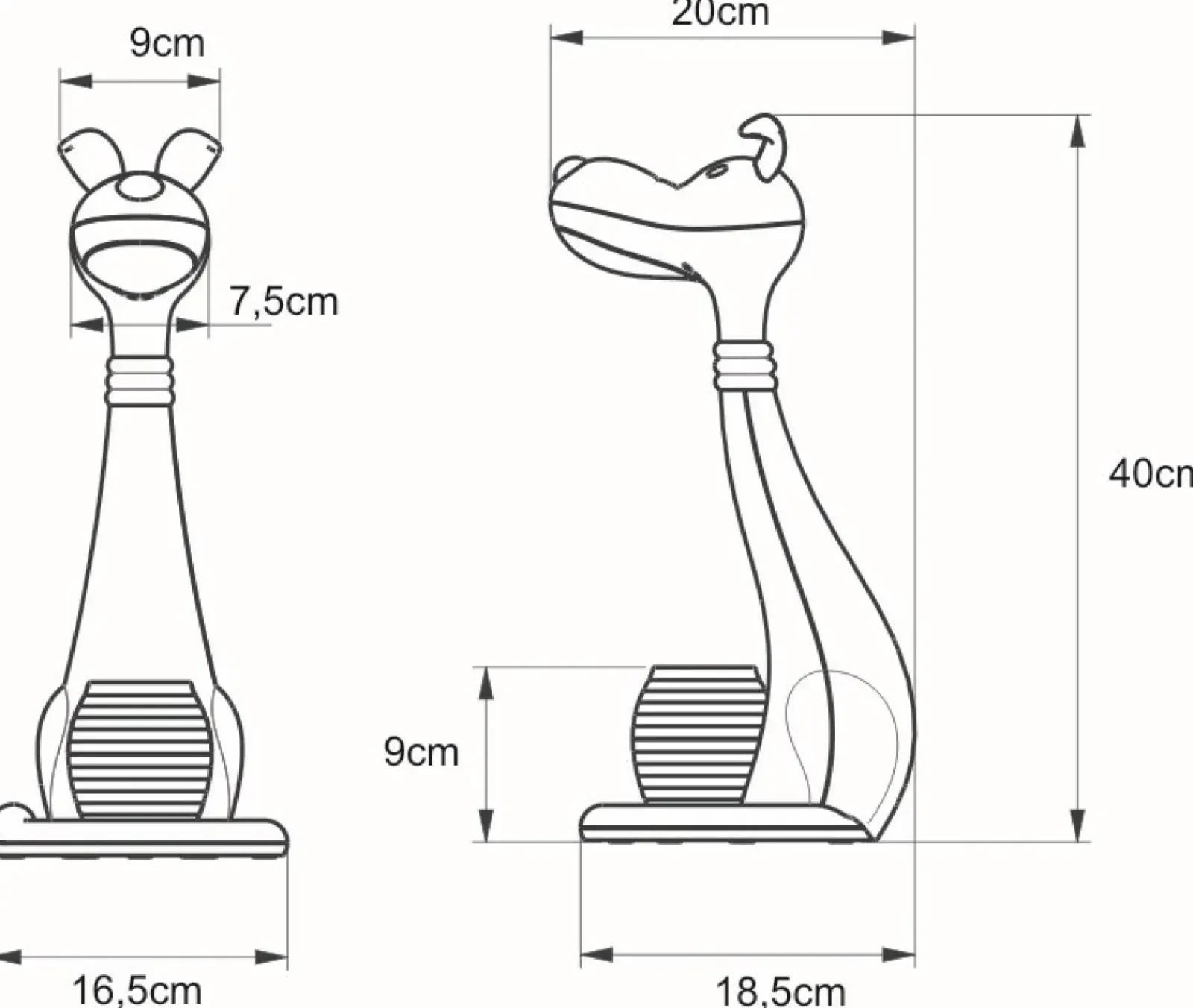 Sklep Kaja Lampka biurkowa LED dla ucznia K-BL1607 ŻÓŁTY PIESEK | Kaja*Dzieci Lampki Biurkowe|Lampy Led