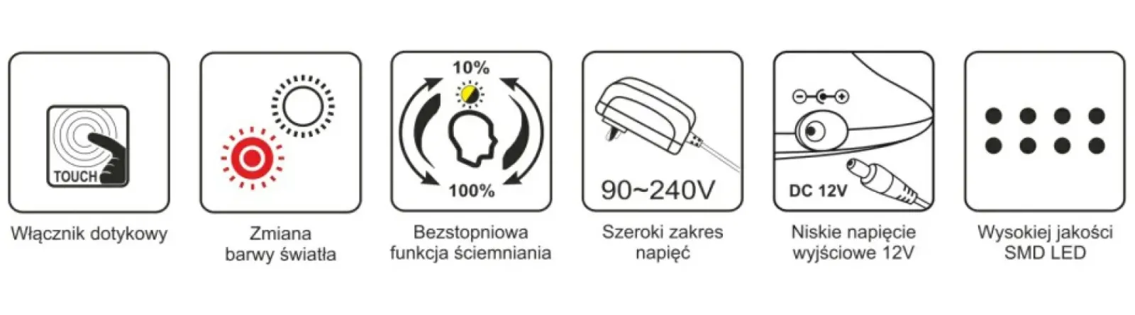 Sklep Kaja Lampka biurkowa z funkcją ściemniania K-BL1528 GRAFIT z serii LOLEK* Lampki Biurkowe|Lampy Led