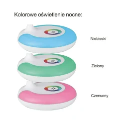 Sklep Kaja Lampka biurkowa z kolorowym ledem K-MT-202 BIAŁY z serii NEG*Dzieci Lampki Biurkowe|Lampki Dziecięce