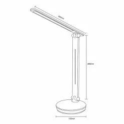 Sklep Kaja Lampka biurkowa z kolorowym światłem ZM SM-606 BIURKOWA | Kaja* Lampki Biurkowe|Lampy Led