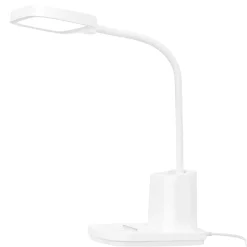 Sklep Kaja Lampka biurkowa z pojemnikiem na długopisy K-BL1301 BIAŁY z serii TOLA* Lampki Biurkowe|Lampy Led