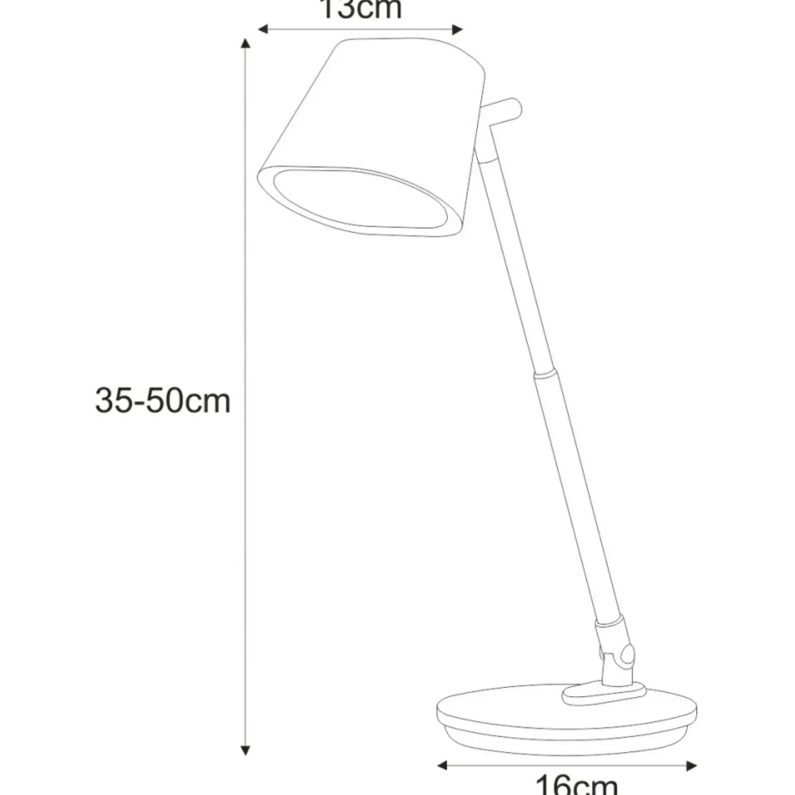 Sklep Kaja Lampka biurkowa z regulowaną wysokością K-BL1527 BIAŁY z serii BOLEK* Lampki Biurkowe|Lampy Led