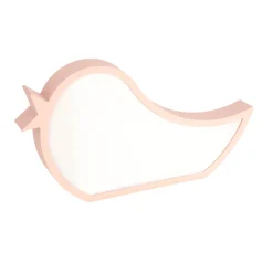 Sklep Kaja Lampka nocna do pokoju dziecka, różowy ptak 41-10612 BIRD | Kaja* Lampy Led