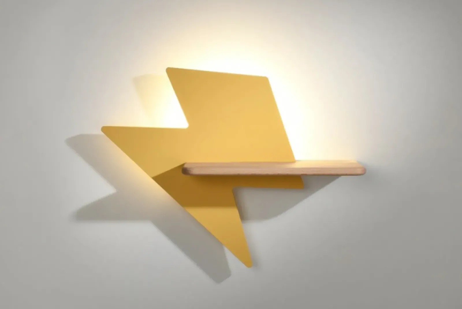 Sklep Kaja Lampka nocna LED kinkiet z półeczką 21-19547 LIGHTNING | Kaja* Lampy Led