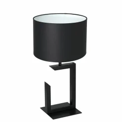 Sklep Kaja Lampka nocna z abażurem w kształcie walca LX 3402 z serii TABLE LAMPS* Lampki Stołowe Z Abażurem|Tradycyjne Lampki Stołowe