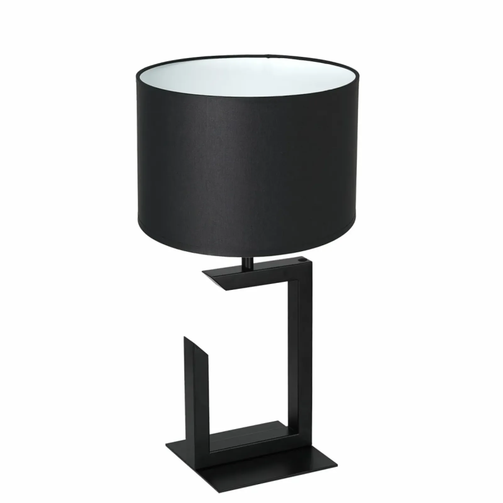 Sklep Kaja Lampka nocna z abażurem w kształcie walca LX 3402 z serii TABLE LAMPS* Lampki Stołowe Z Abażurem|Tradycyjne Lampki Stołowe