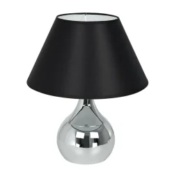 Sklep Kaja Lampka nocna z lustrzaną podstawką LX 1408 z serii TABLE LAMPS | Kaja* Lampki Stołowe Z Abażurem|Nowoczesne Lampki Stołowe