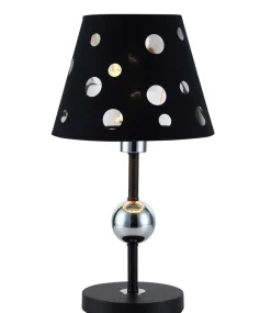 Sklep Kaja Lampka stołowa czarna elegancka LEDEA 50501107 BATLEY | Kaja* Nowoczesne Lampki Stołowe