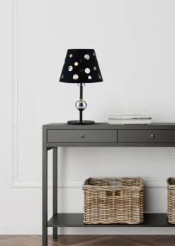 Sklep Kaja Lampka stołowa czarna elegancka LEDEA 50501107 BATLEY | Kaja* Nowoczesne Lampki Stołowe